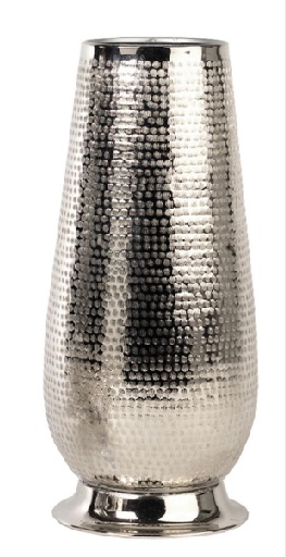 ALU Vase WMG Aluminium Vase gehämmert Alu Deko La Cassetta