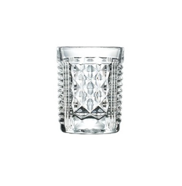 La Rochere AFTER Glas 3 SHOOTER Bar-Gläser Dekor diamant La Cassetta