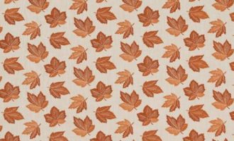 SANDERSON UK FLANNERY russet 1 Meterstoff Herbst Ahorn Blätter orange rost La Cassetta online kaufen